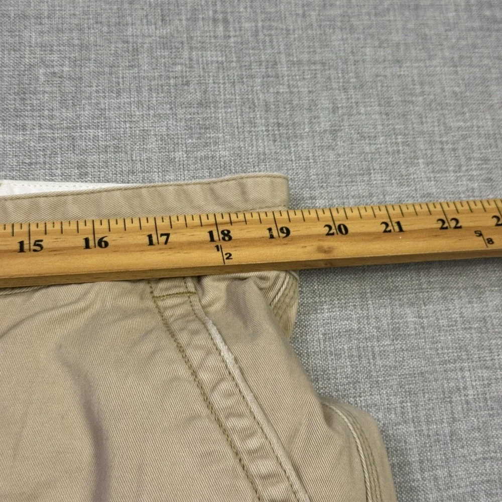 Polo Ralph Lauren Cargo Shorts Mens 38 Beige Canvas Military 10